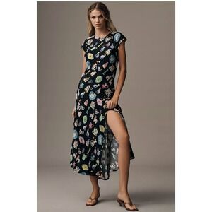 NWT Corey Lynn Calter Dress Maxi Staffordshire Antique Print‎